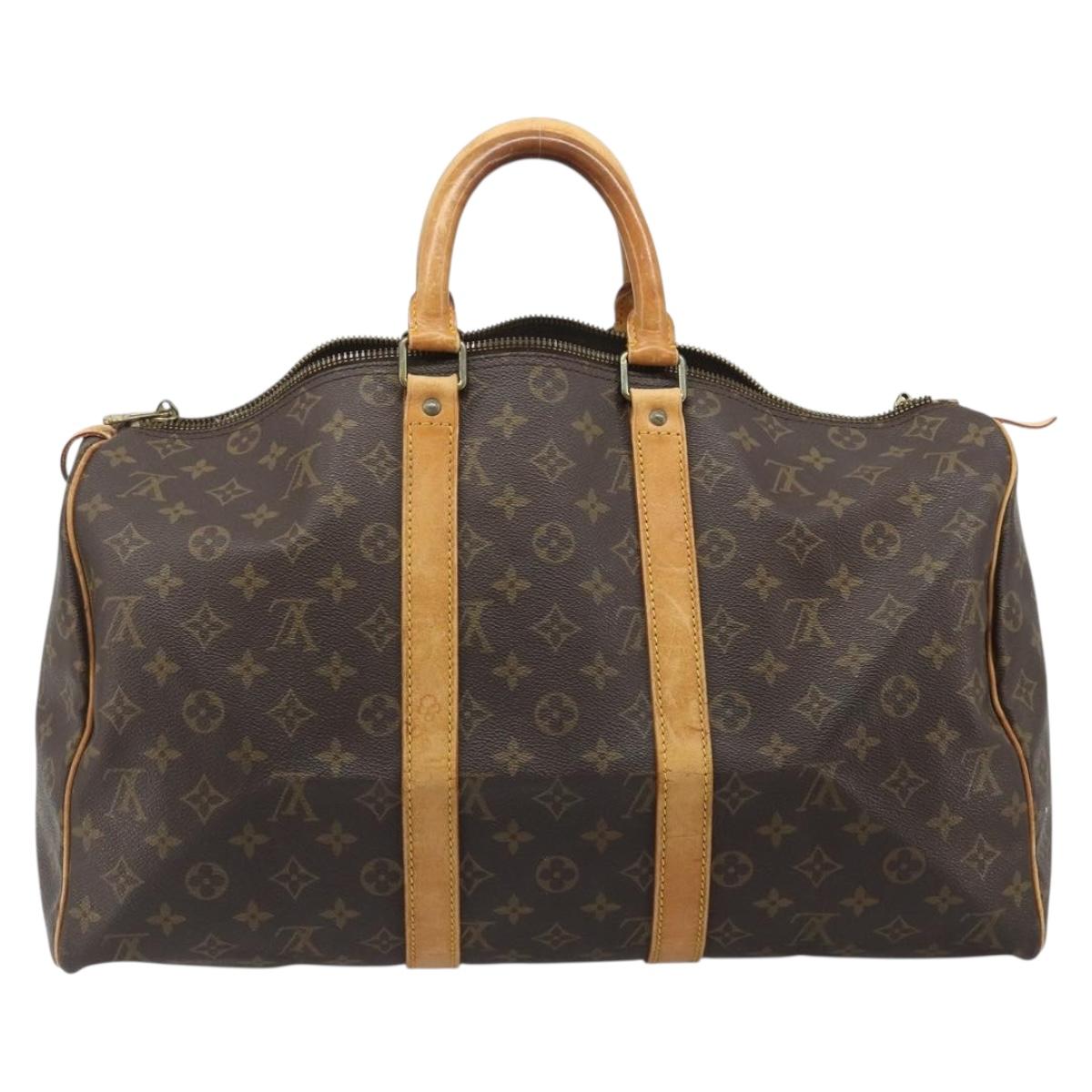 LOUIS VUITTON Monogram Keepall 45 Boston Bag M41428 LV Auth 110527