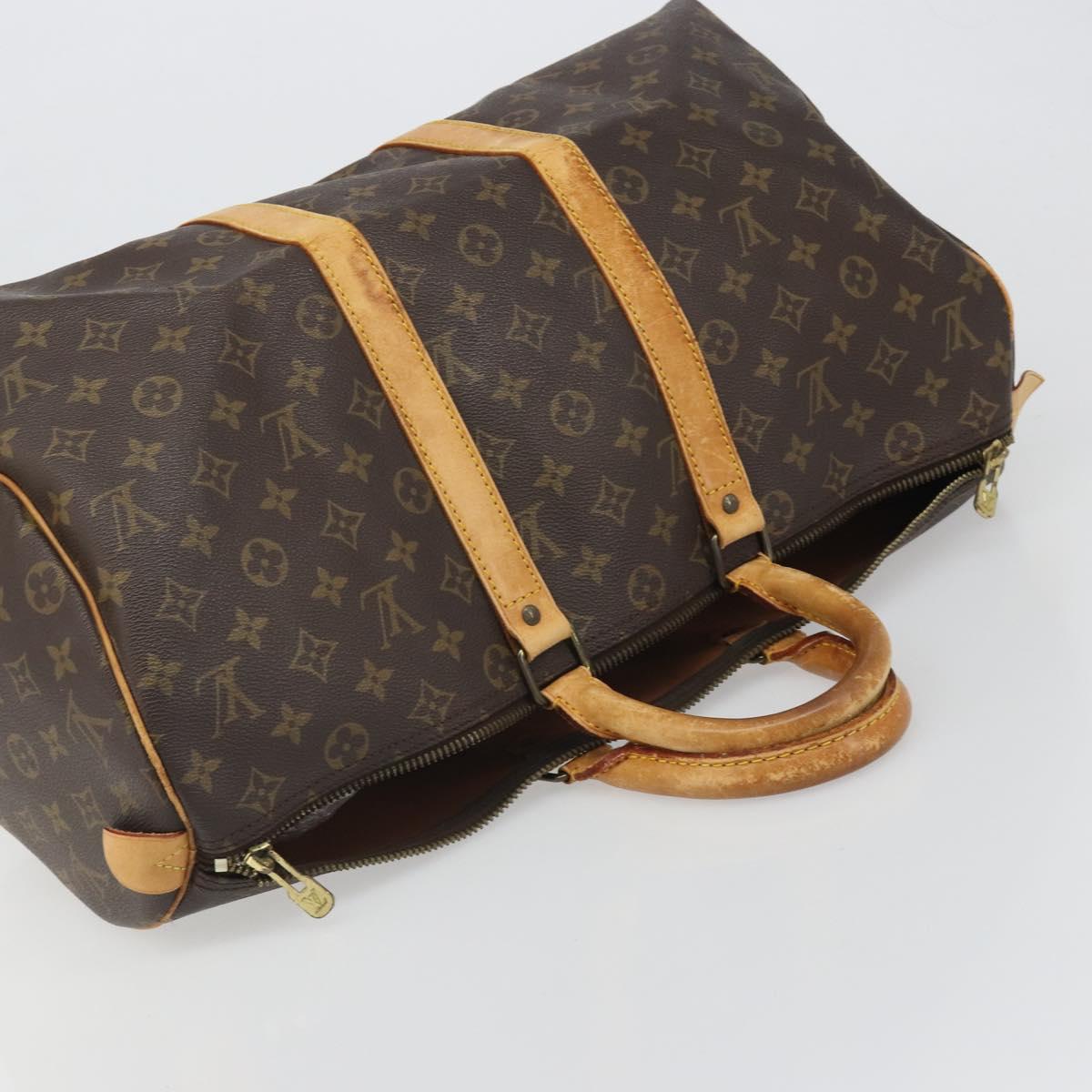 LOUIS VUITTON Monogram Keepall 45 Boston Bag M41428 LV Auth 110527