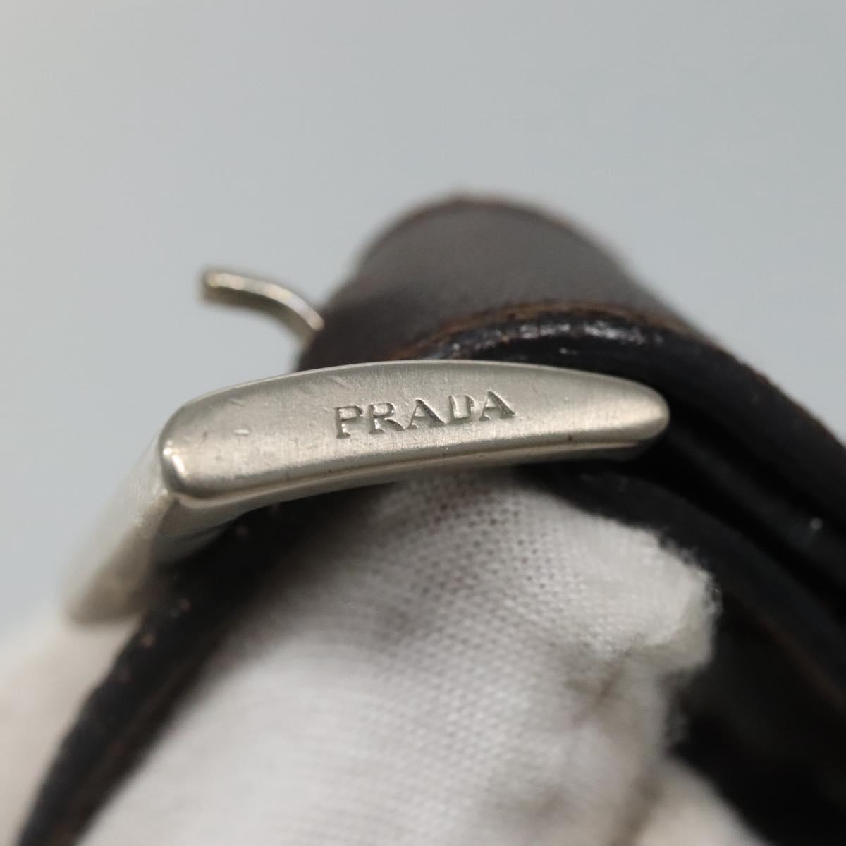 PRADA Tote Bag Nylon Green Auth 110543