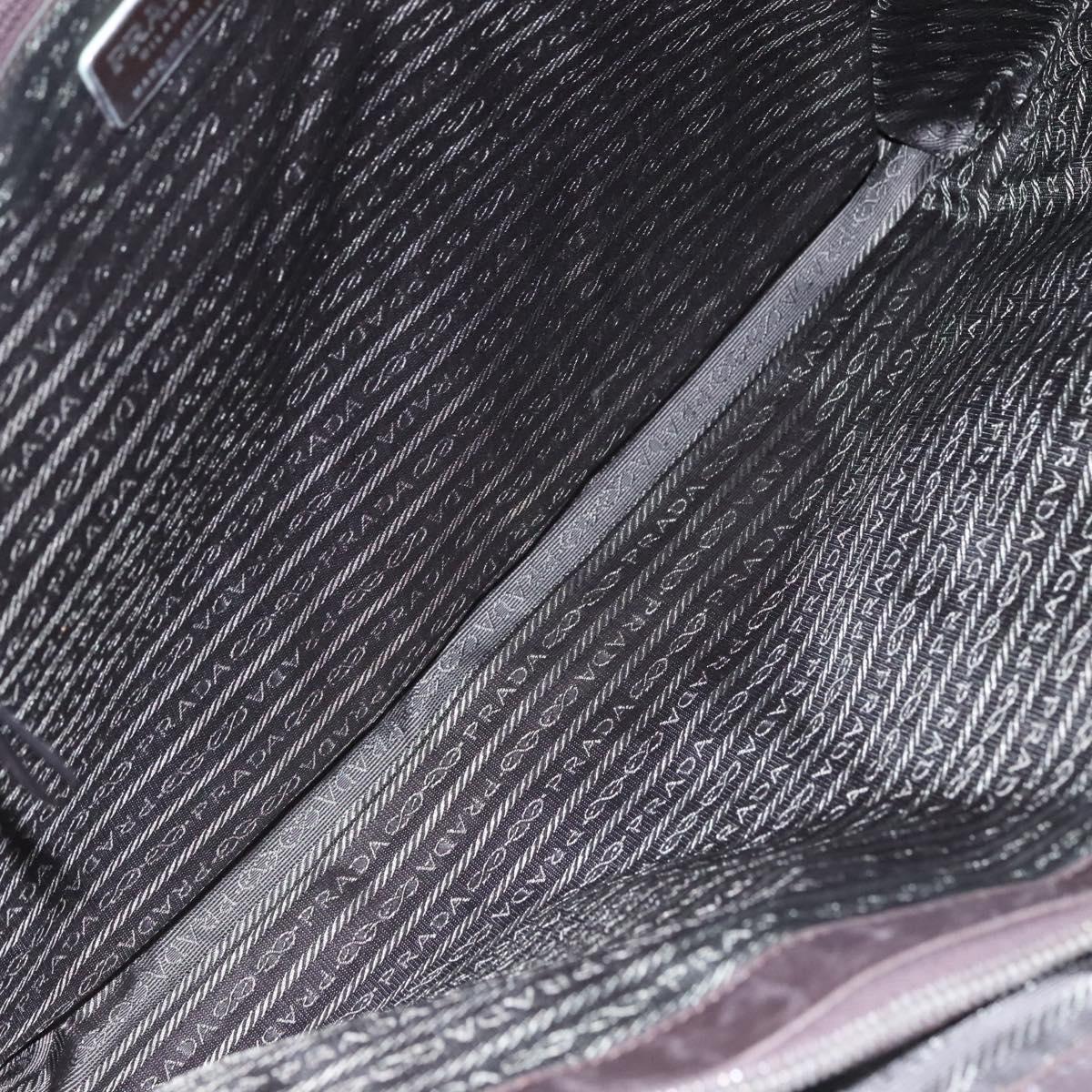 PRADA Tote Bag Nylon Green Auth 110543