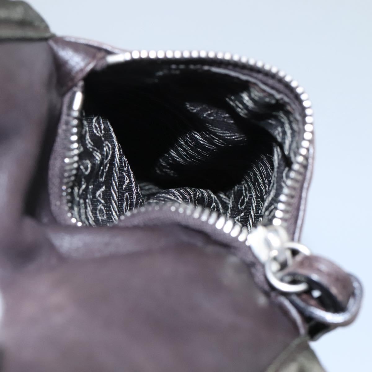 PRADA Tote Bag Nylon Green Auth 110543