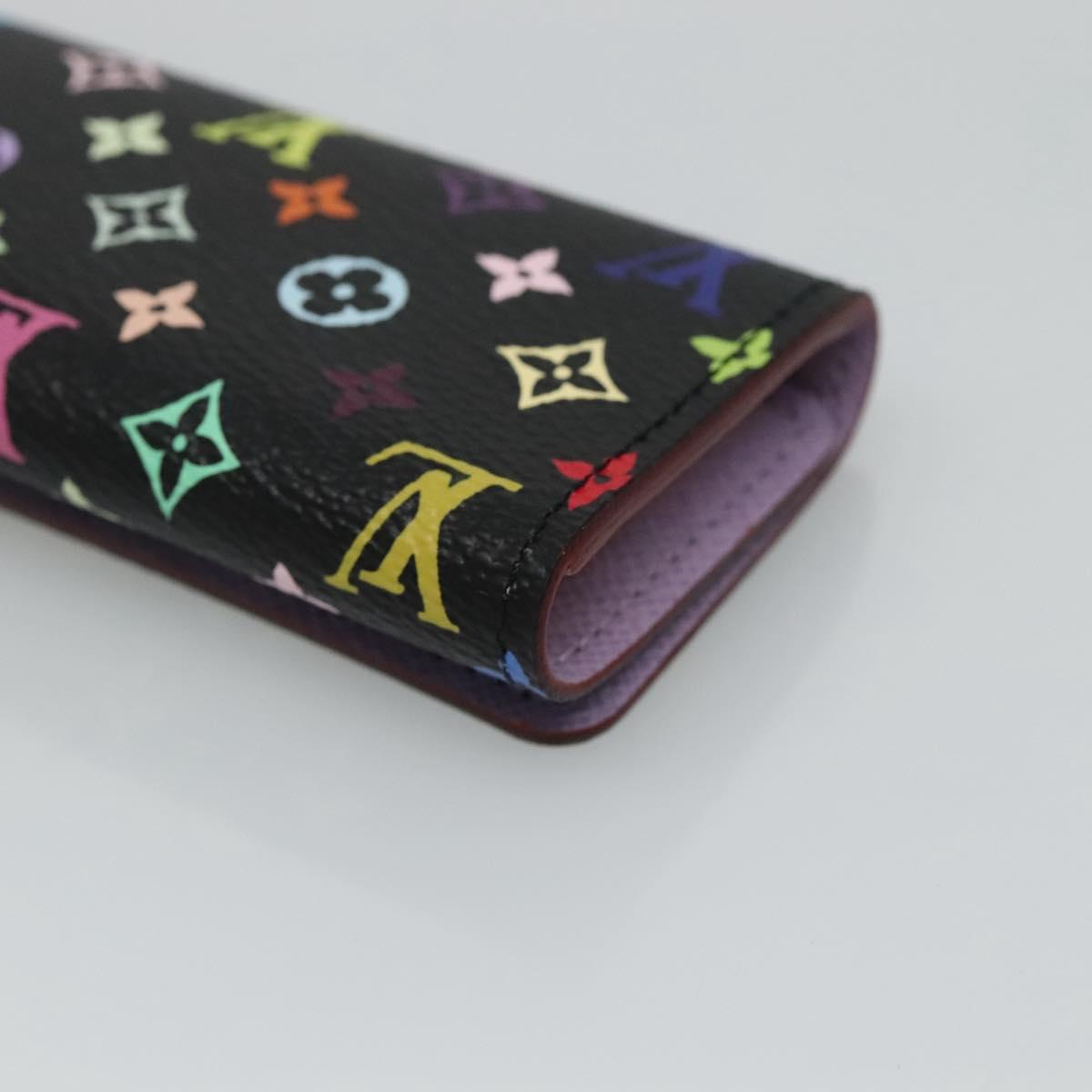LOUIS VUITTON Monogram Multicolor Multi Cles 4 Key Case M93732 LV Auth 110582AV
