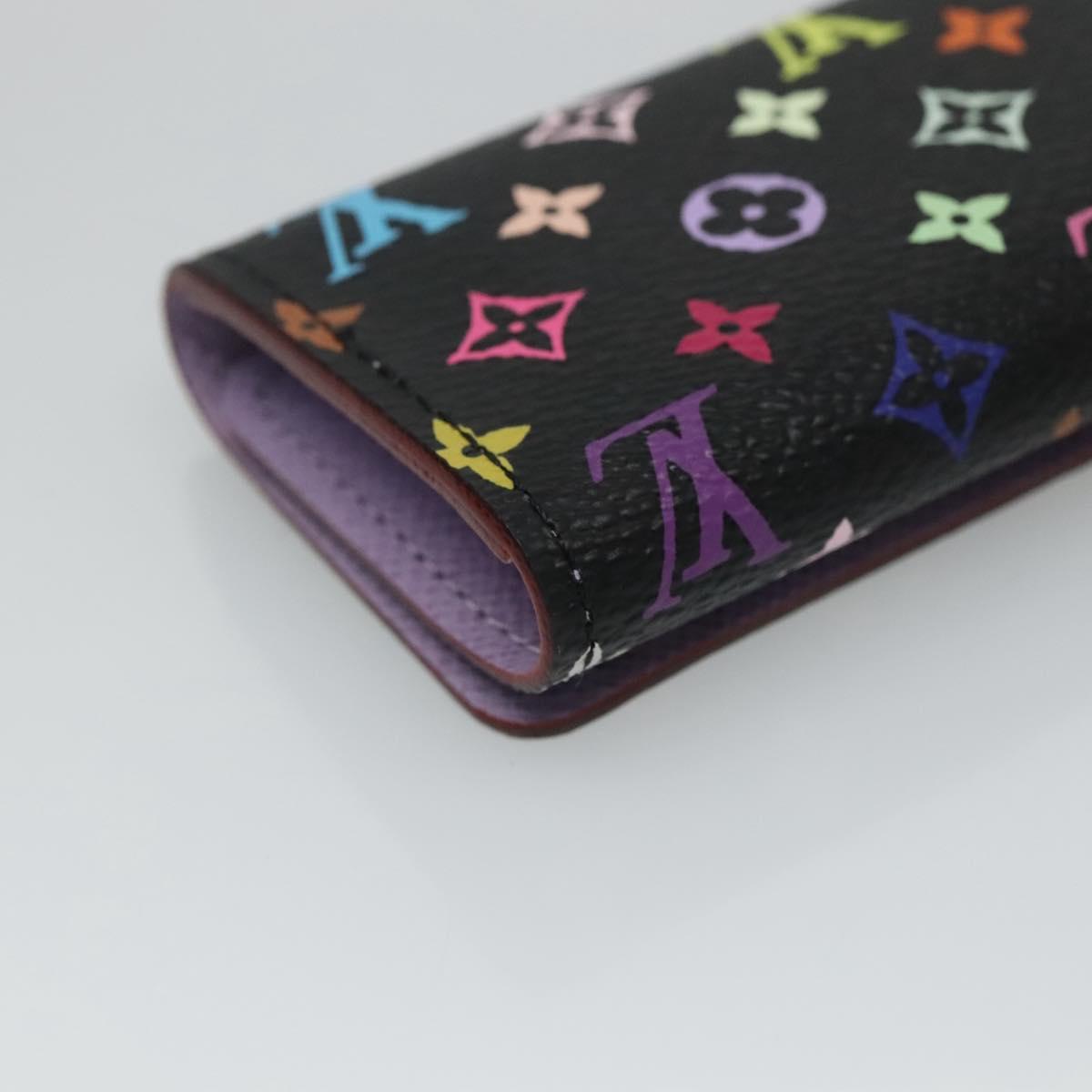 LOUIS VUITTON Monogram Multicolor Multi Cles 4 Key Case M93732 LV Auth 110582AV