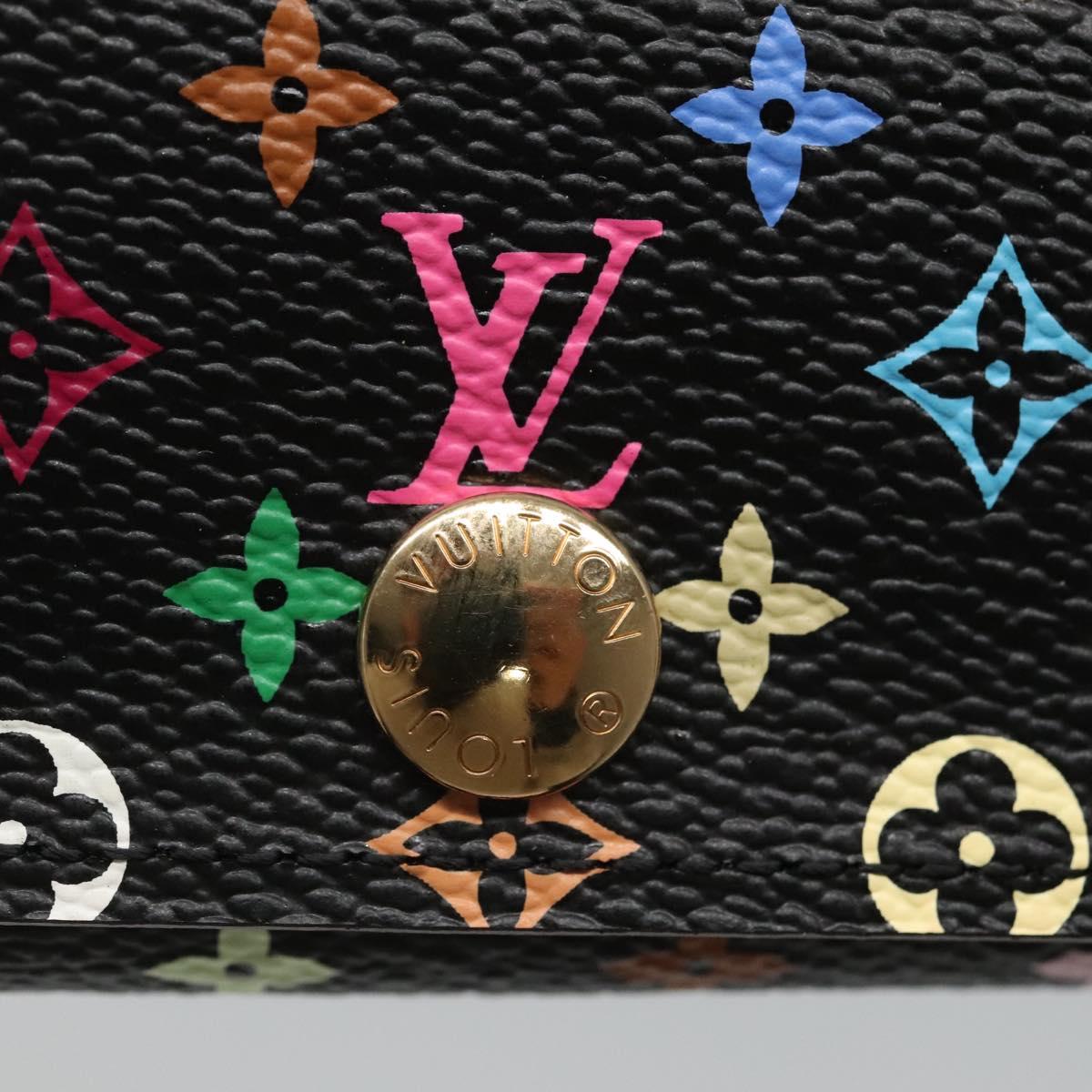 LOUIS VUITTON Monogram Multicolor Multi Cles 4 Key Case M93732 LV Auth 110582AV