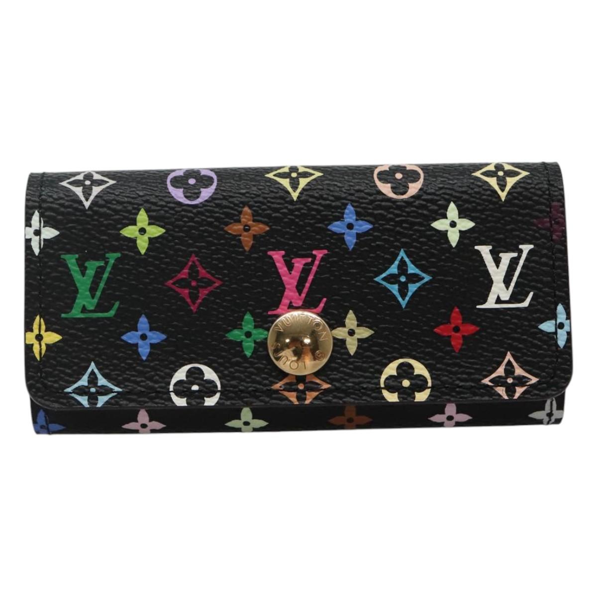 LOUIS VUITTON Monogram Multicolor Multi Cles 4 Key Case M93732 LV Auth 110582AV
