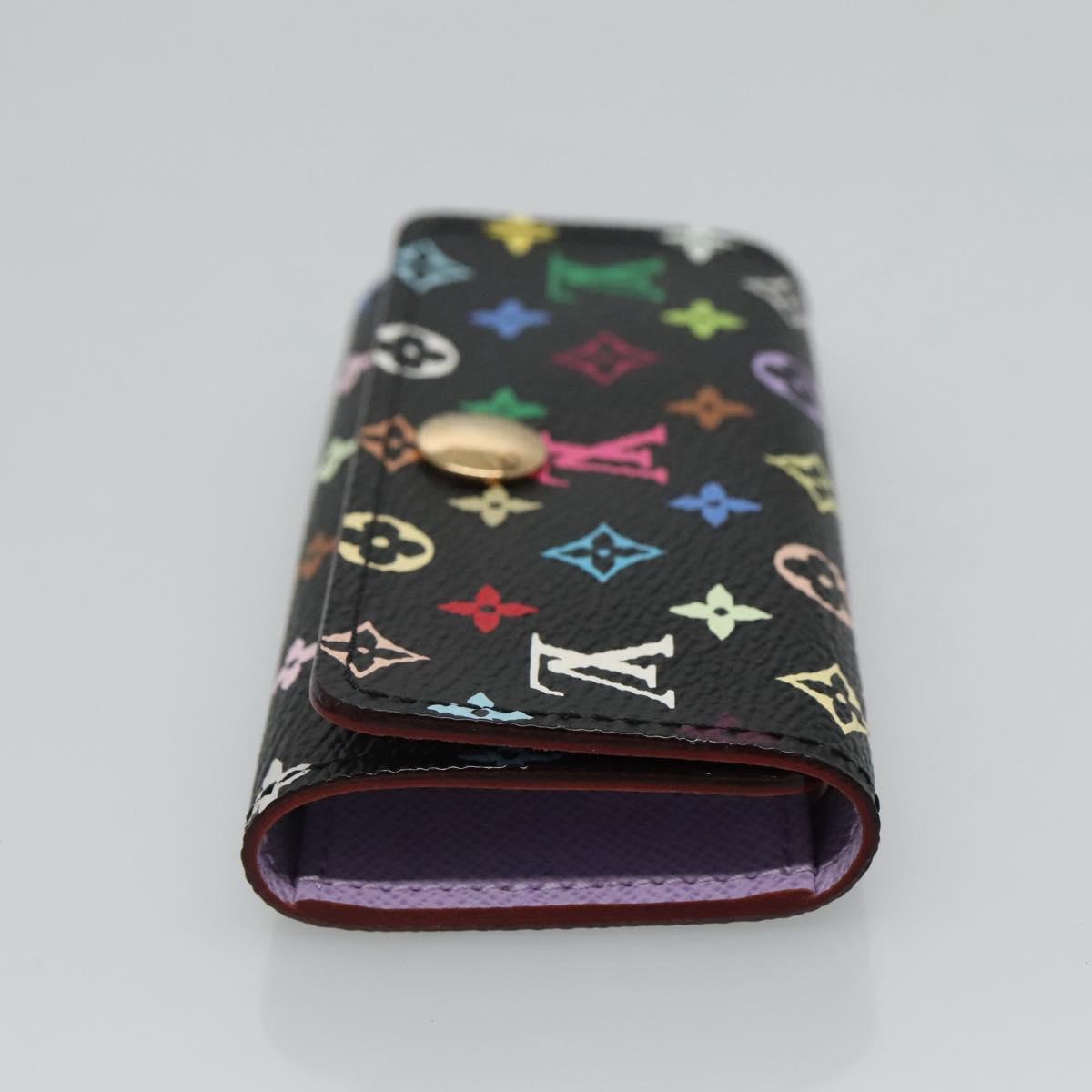LOUIS VUITTON Monogram Multicolor Multi Cles 4 Key Case M93732 LV Auth 110582AV