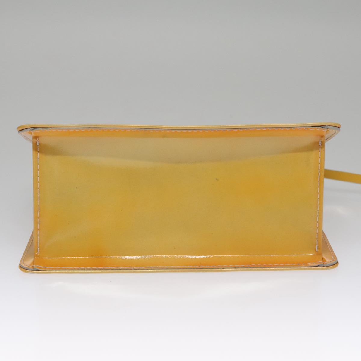 LOUIS VUITTON Monogram Vernis Spring Street Hand Bag Gris M91029 LV Auth 110627