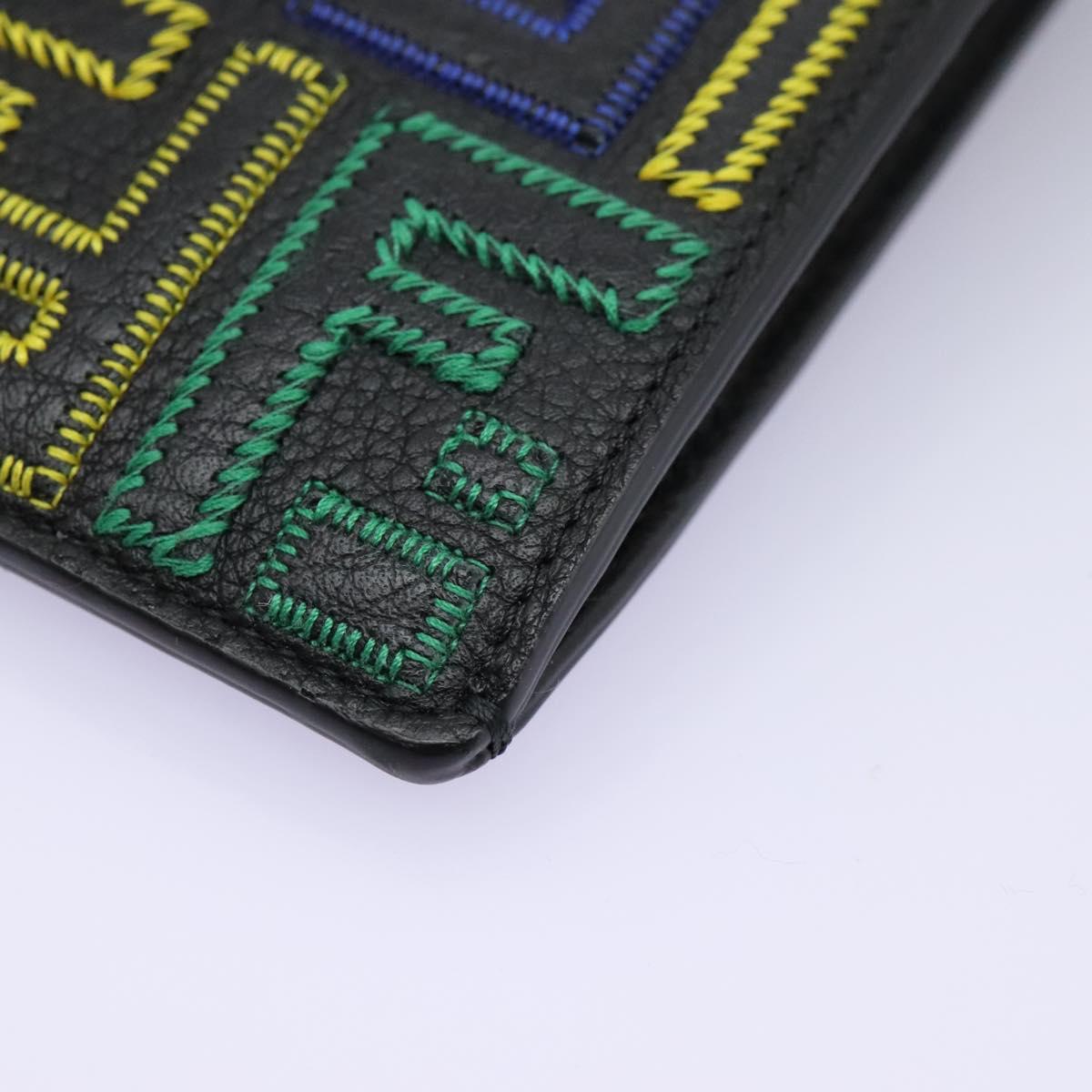 FENDI Zucca Canvas Smartphone Pochette Pouch Black Auth 110673V