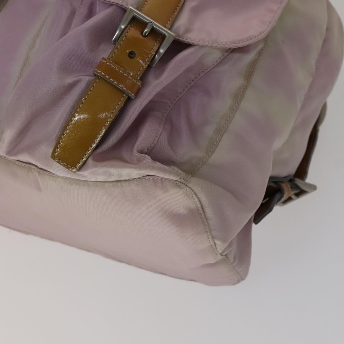 PRADA Backpack Nylon Pink Auth 110692