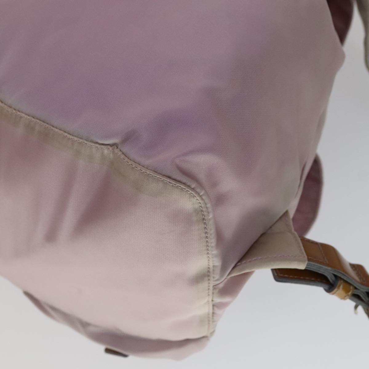PRADA Backpack Nylon Pink Auth 110692