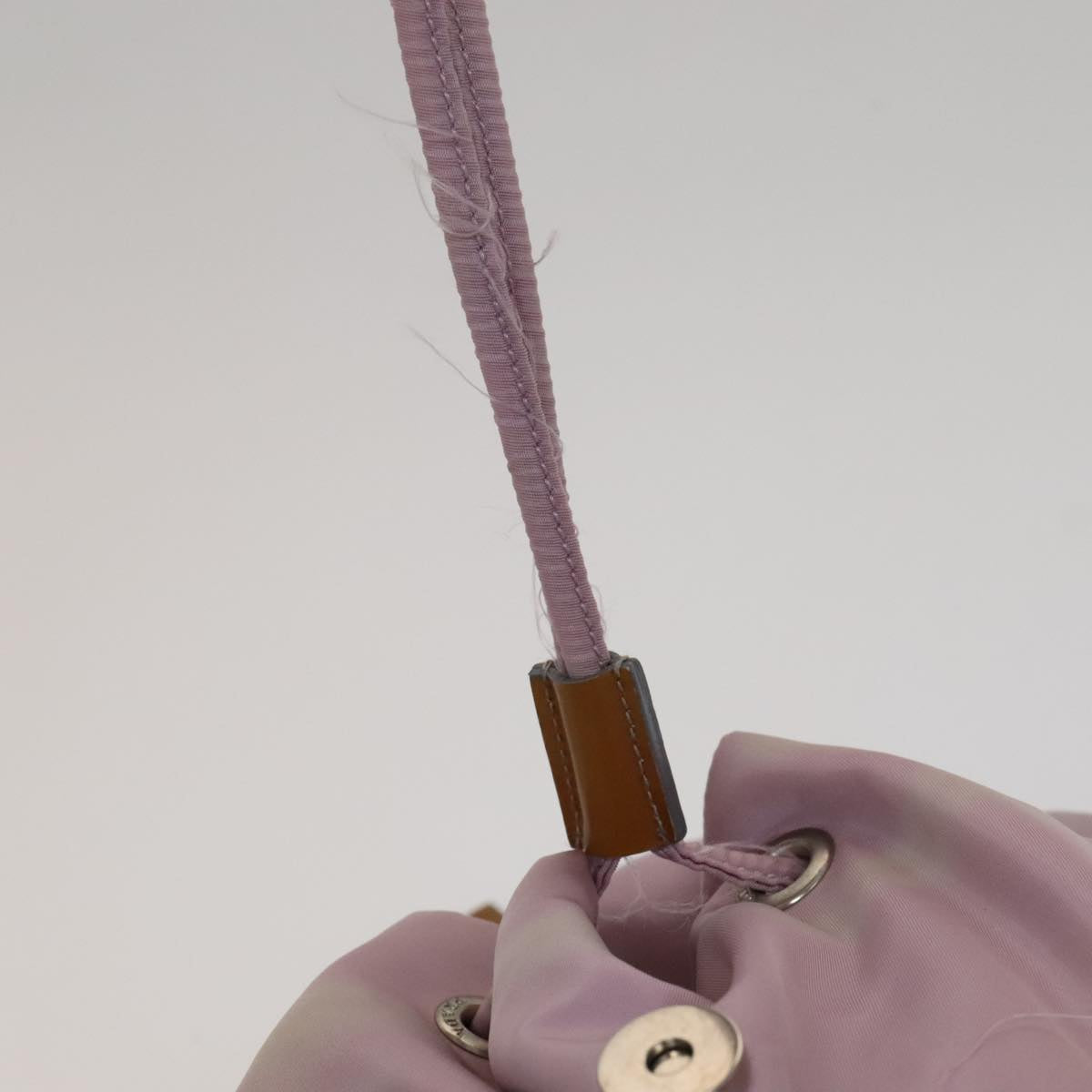 PRADA Backpack Nylon Pink Auth 110692