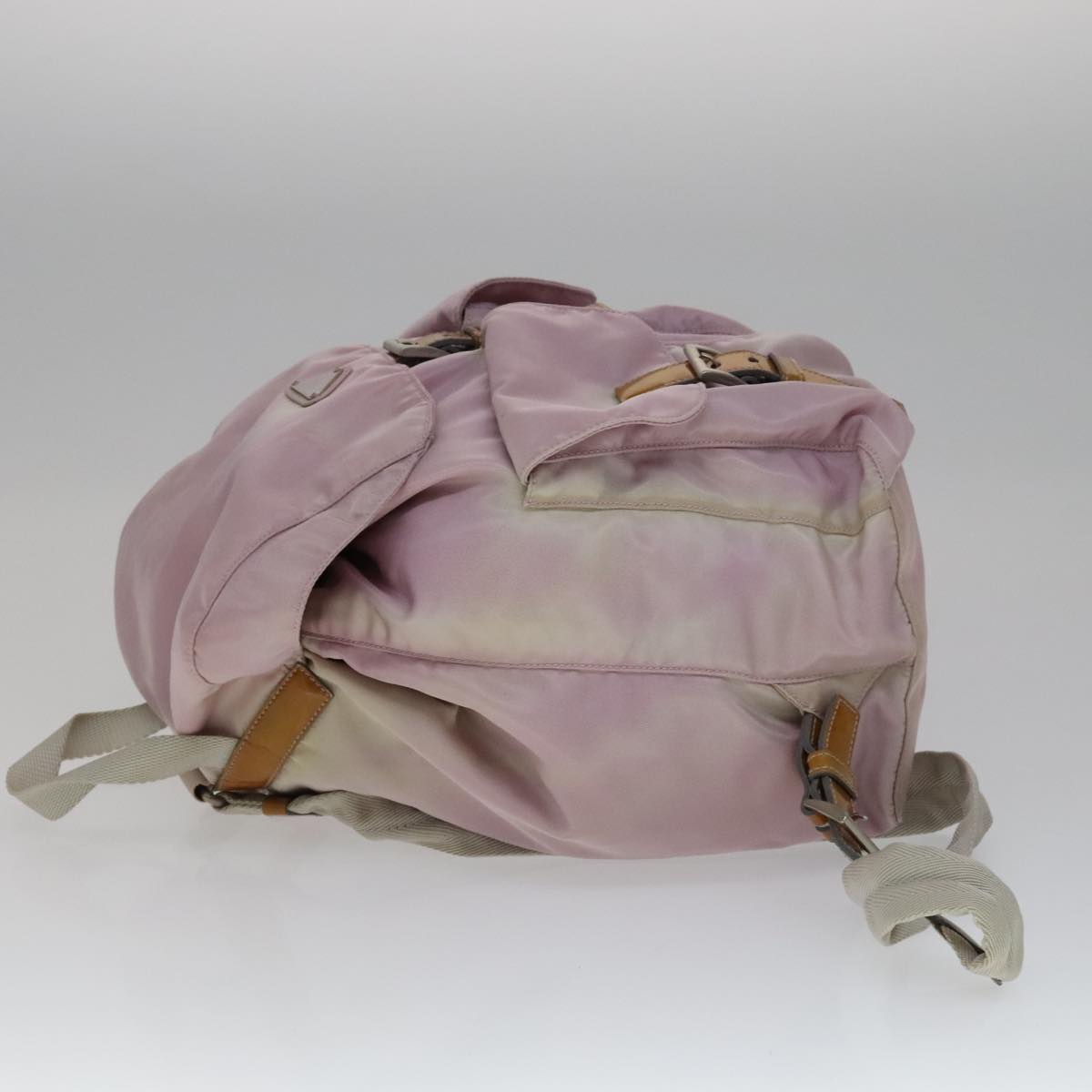 PRADA Backpack Nylon Pink Auth 110692