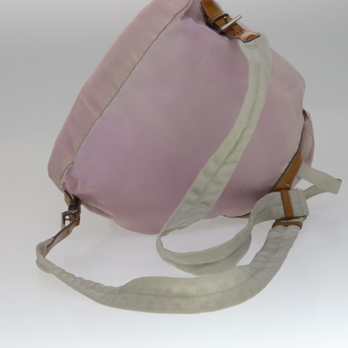 PRADA Backpack Nylon Pink Auth 110692