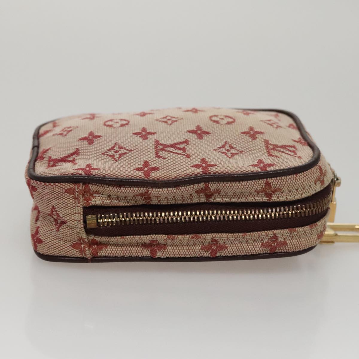 LOUIS VUITTON Monogram Mini Usu Digital Pouch Red M60001 LV Auth 110736
