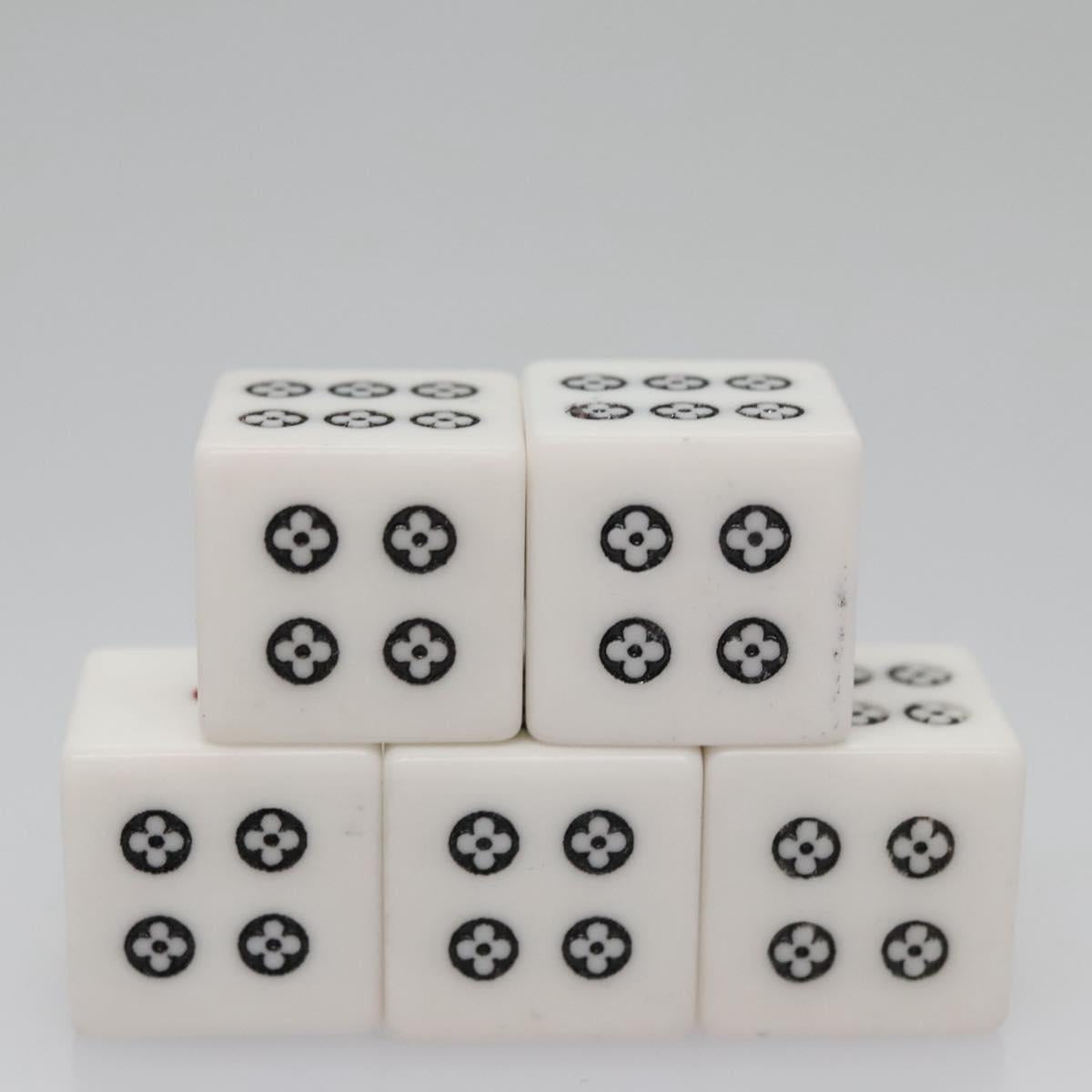 LOUIS VUITTON Monogram Dice Playing Cards set LV Auth 110738S