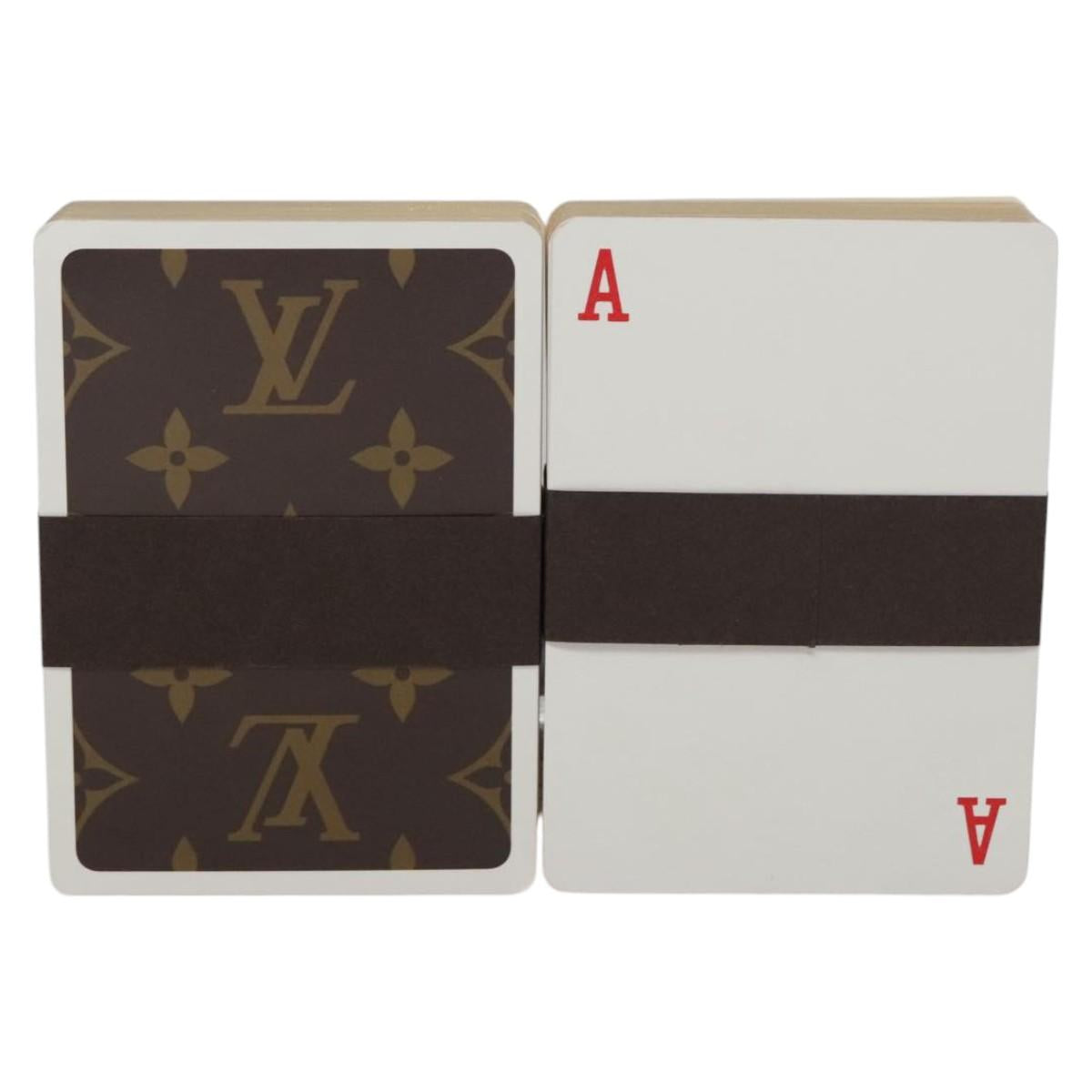 LOUIS VUITTON Monogram Dice Playing Cards set LV Auth 110738SM