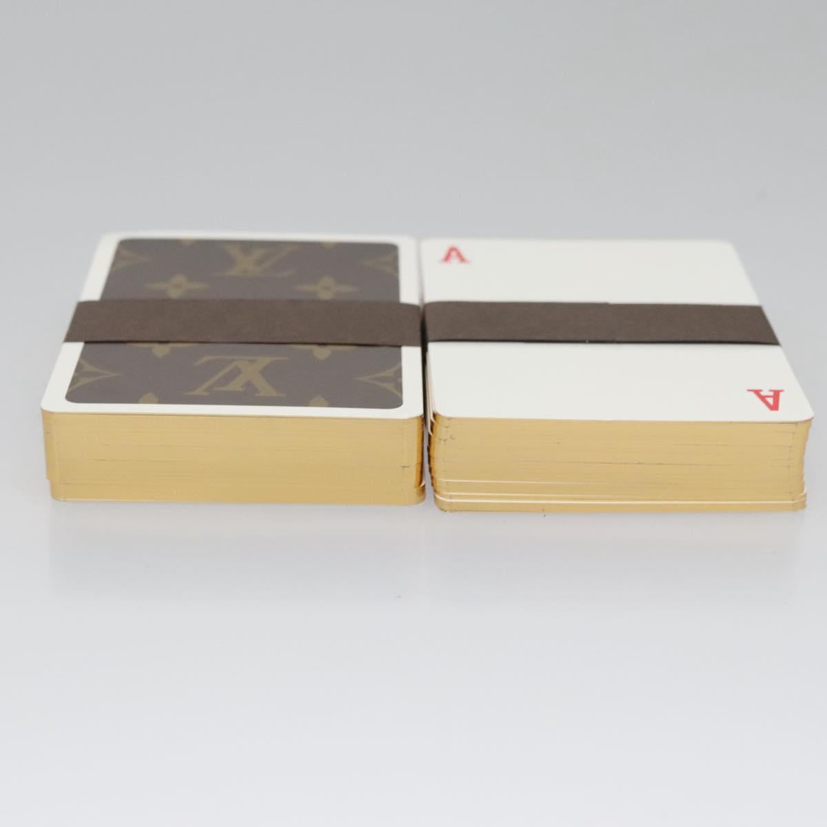 LOUIS VUITTON Monogram Dice Playing Cards set LV Auth 110738S