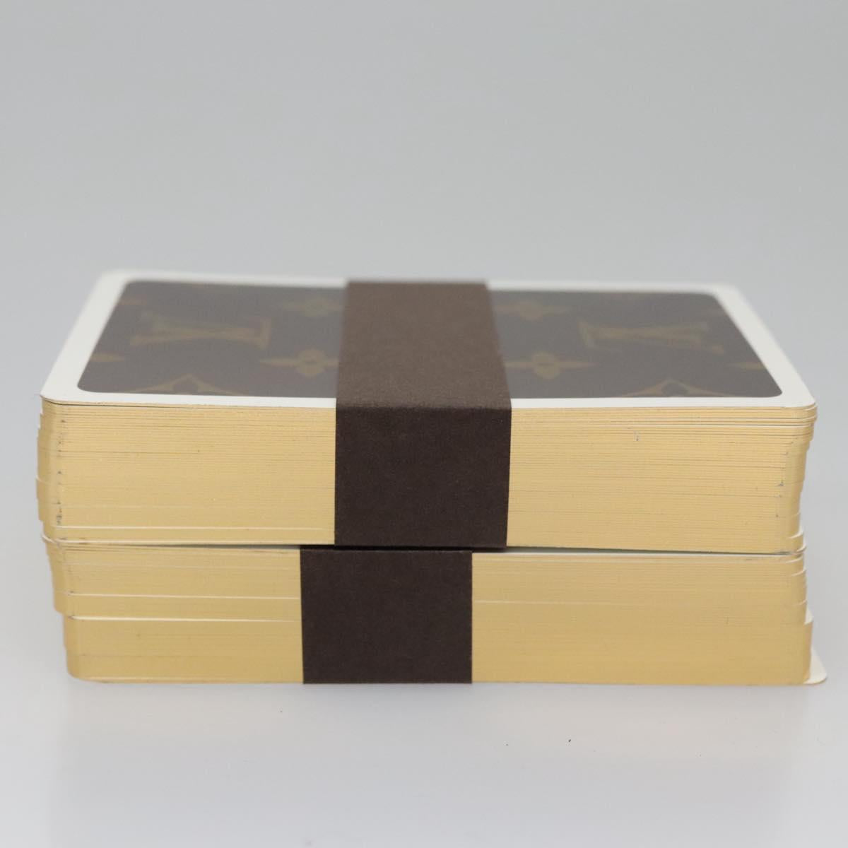 LOUIS VUITTON Monogram Dice Playing Cards set LV Auth 110738S