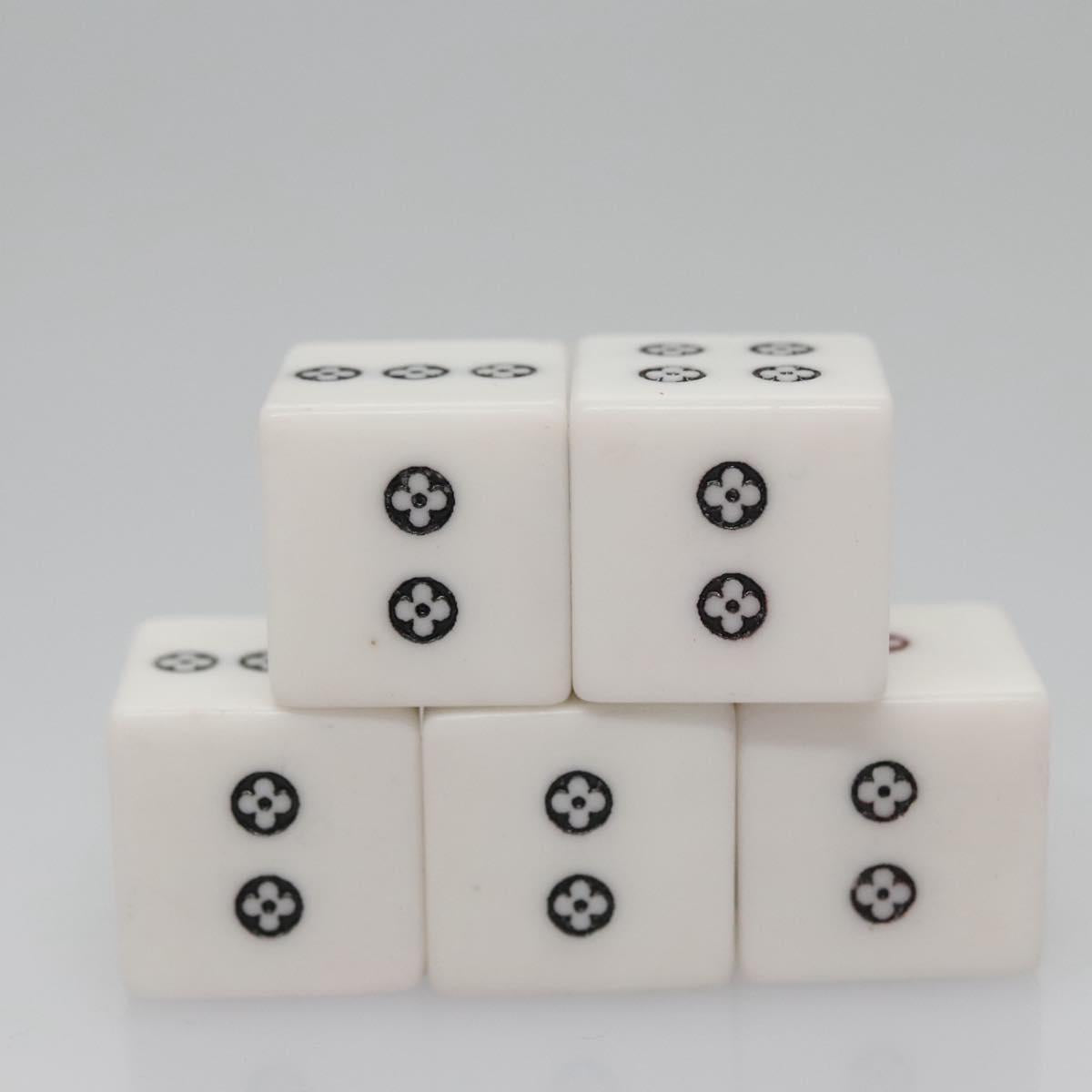 LOUIS VUITTON Monogram Dice Playing Cards set LV Auth 110738SM