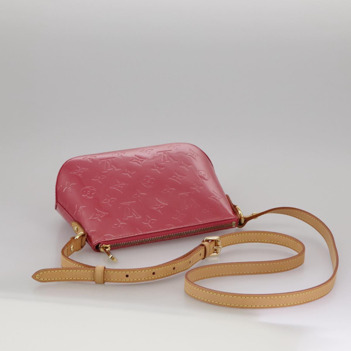 LOUIS VUITTON Monogram Vernis Minna Street Bag Fran Boise M9146F LV Auth 110742V