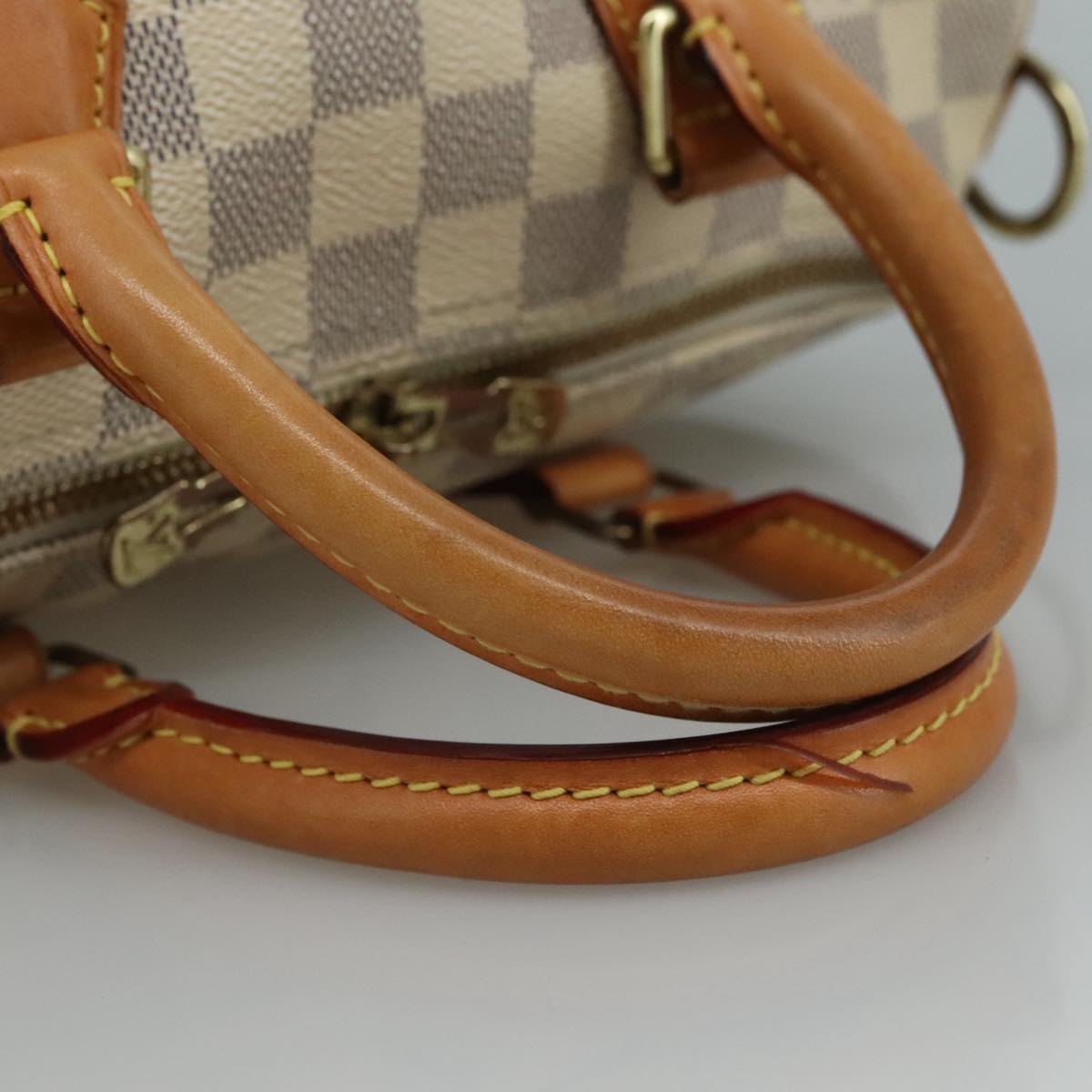LOUIS VUITTON Damier Azur Speedy Bandouliere 25 Hand Bag N41000 LV Auth 110764
