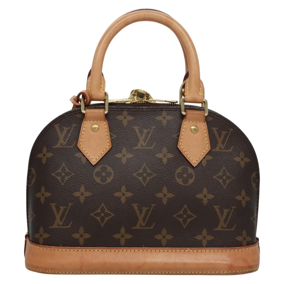 LOUIS VUITTON Monogram Alma BB Hand Bag 2way M53152 LV Auth 110884V