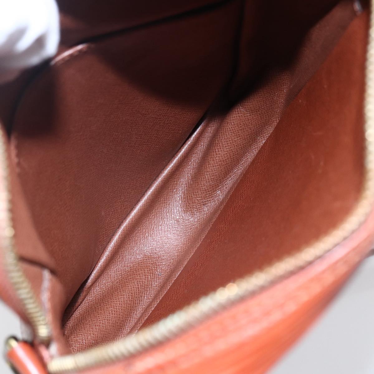 LOUIS VUITTON Epi Danube Shoulder Bag Brown M51694 LV Auth 110914
