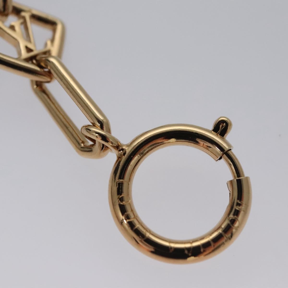 LOUIS VUITTON Brassler Chaine Pegas Bracelet Gold Tone M65362 LV Auth 110925
