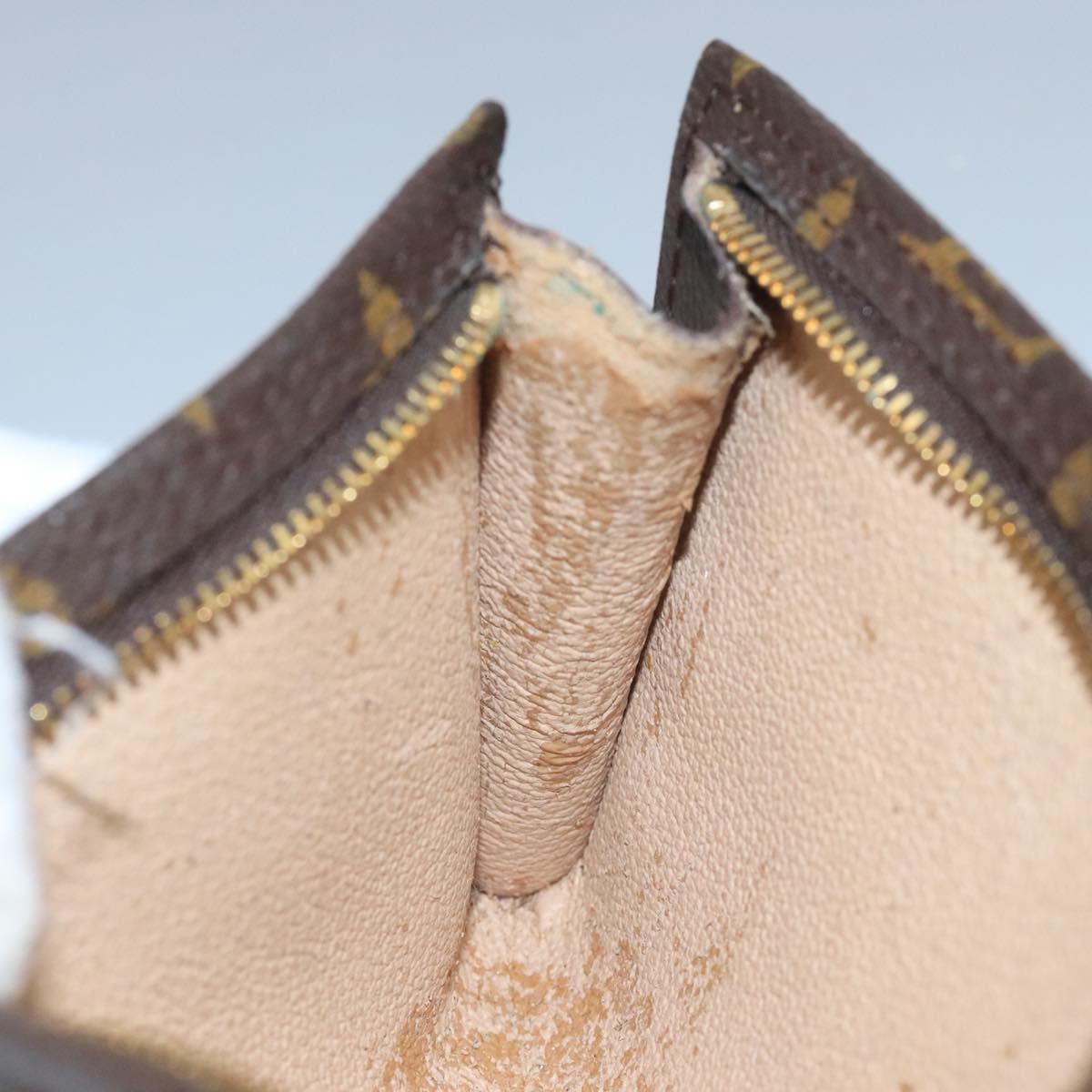 LOUIS VUITTON Monogram Bucket PM Accessory Pouch LV Auth 111144