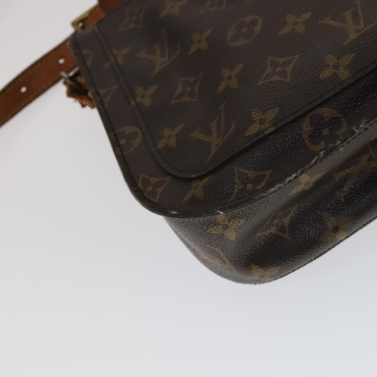 LOUIS VUITTON Monogram Saint Cloud GM Shoulder Bag M51242 LV Auth 111153