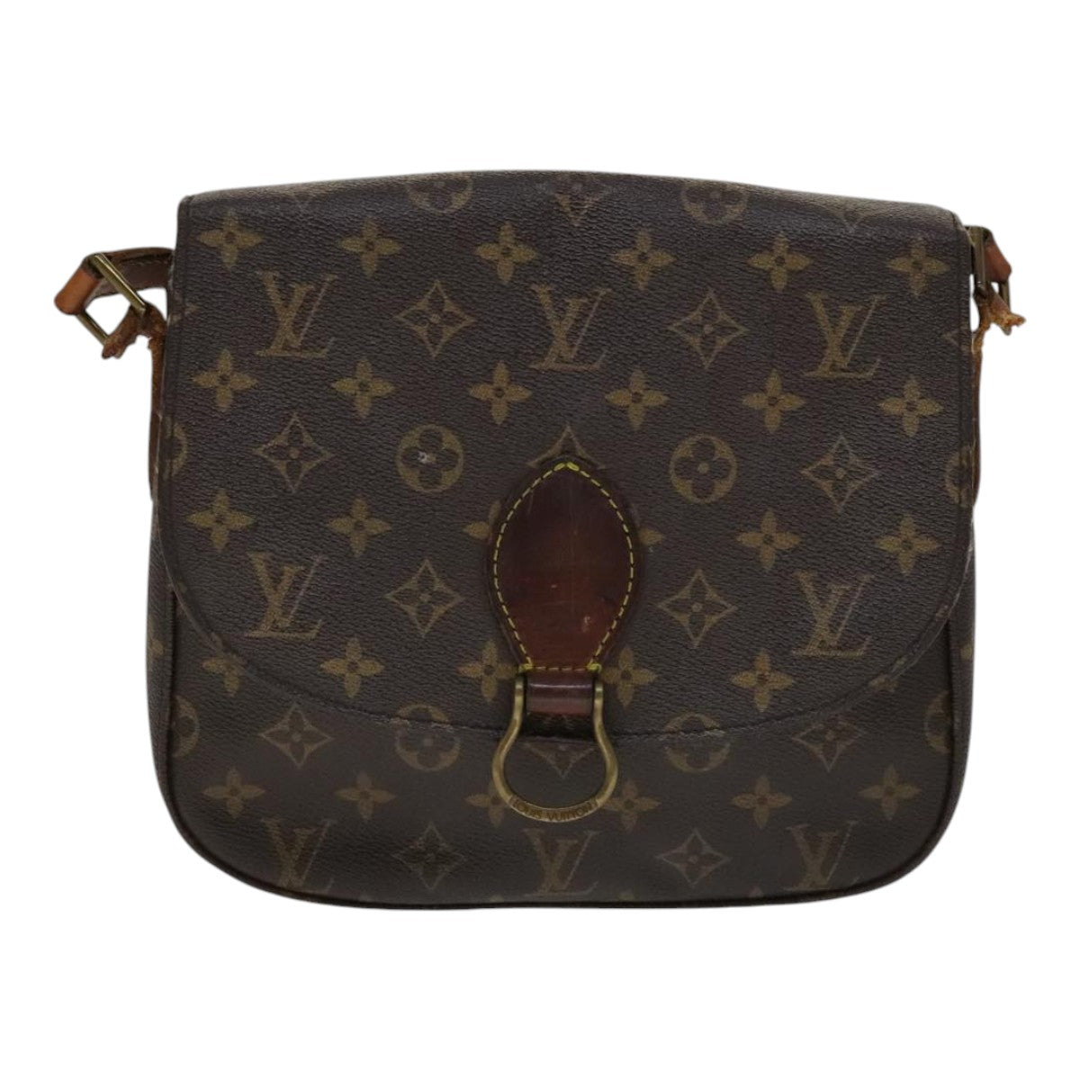 LOUIS VUITTON Monogram Saint Cloud GM Shoulder Bag M51242 LV Auth 111153