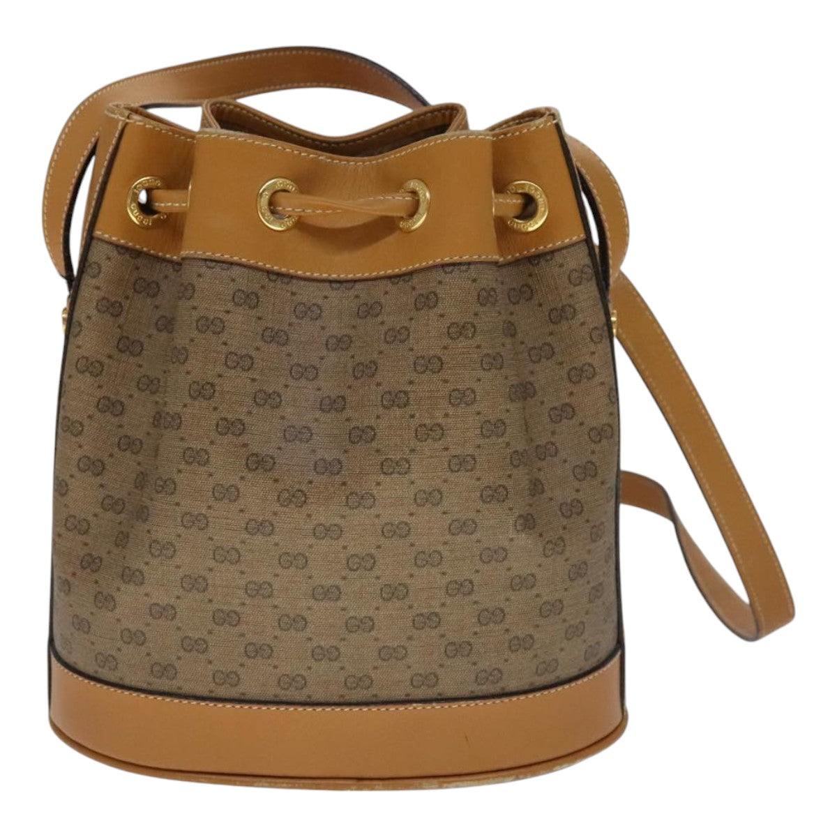GUCCI Micro GG Supreme Shoulder Bag PVC Brown 007 14 0071 Auth 111171