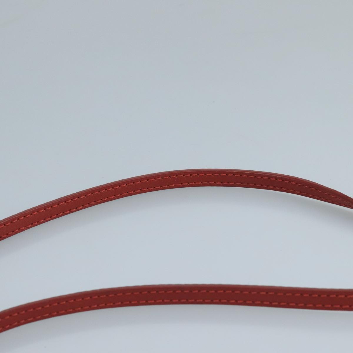 Chloe Mercy Shoulder Bag Leather Red Gold Auth 111189