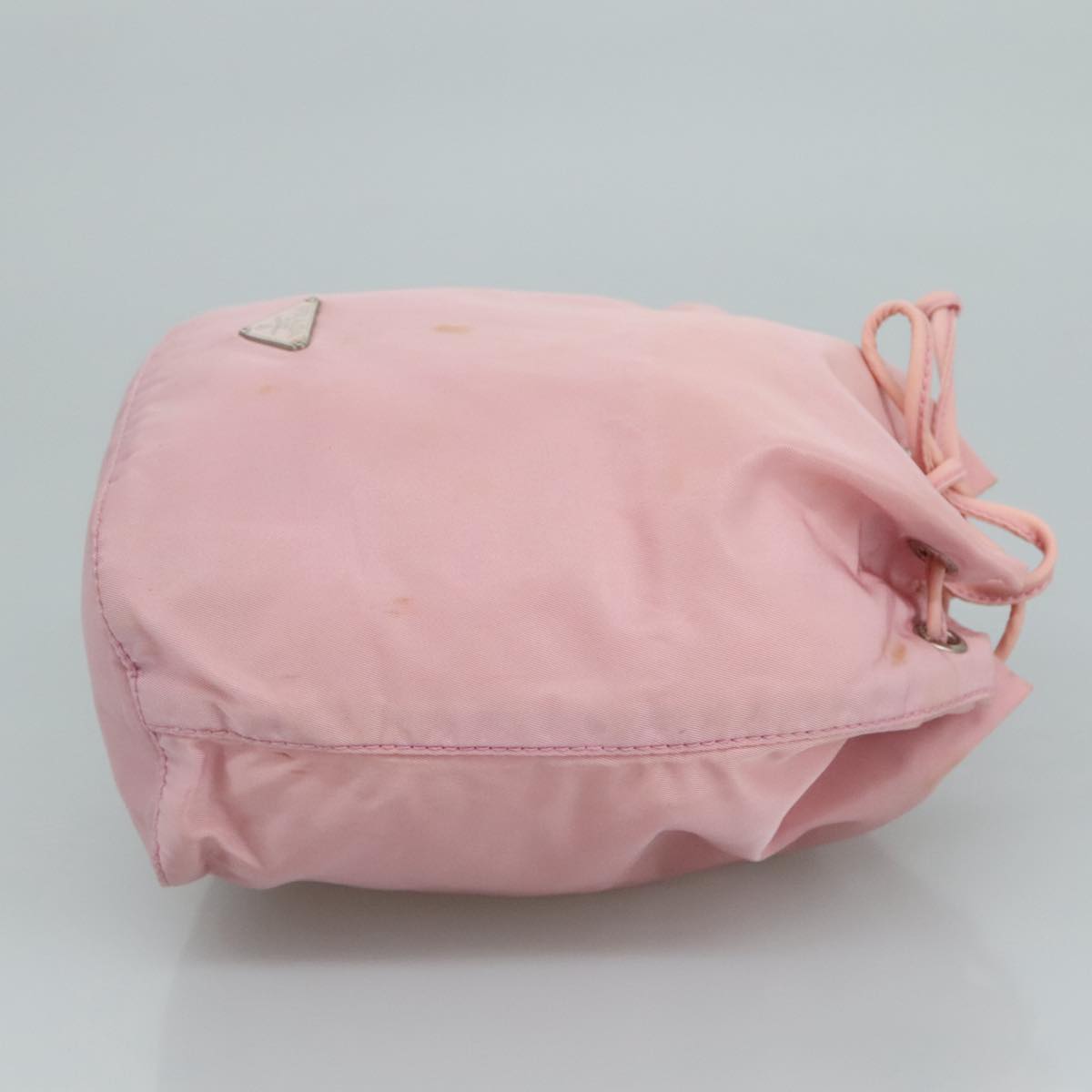 PRADA Pouch Nylon Pink Pink Auth 111259