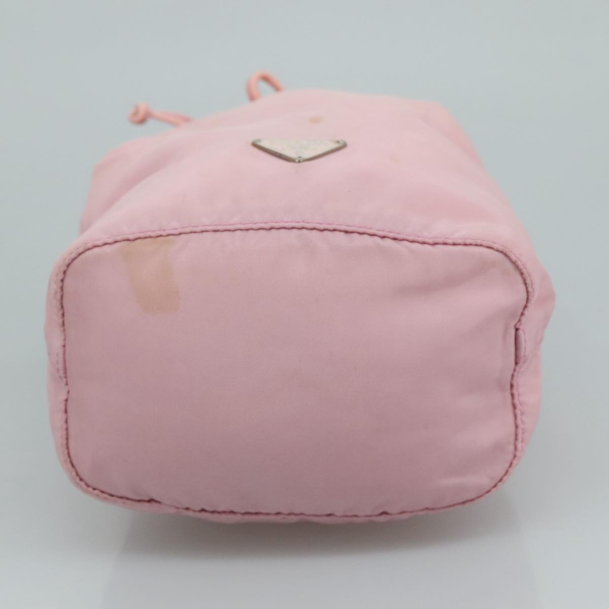 PRADA Pouch Nylon Pink Pink Auth 111259