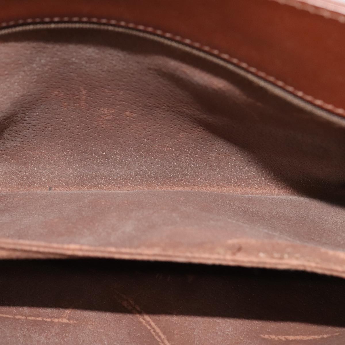 Burberrys Nova Check Shoulder Bag PVC Beige Brown gold Auth 111302