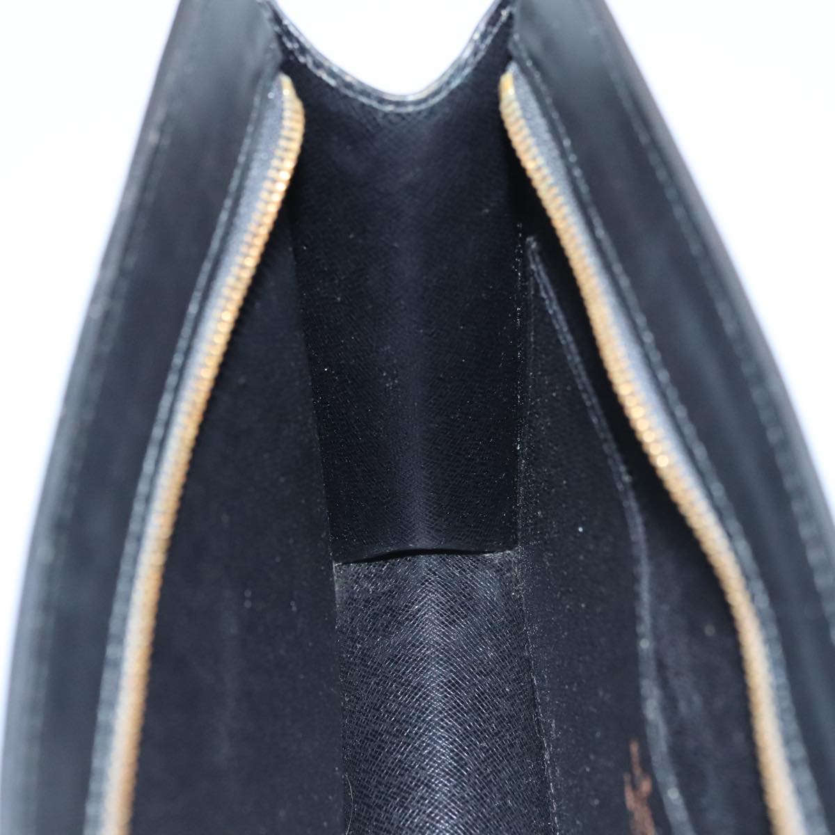 LOUIS VUITTON Epi Pochette Homme Clutch Bag Black Noir M52522 LV Auth 111337