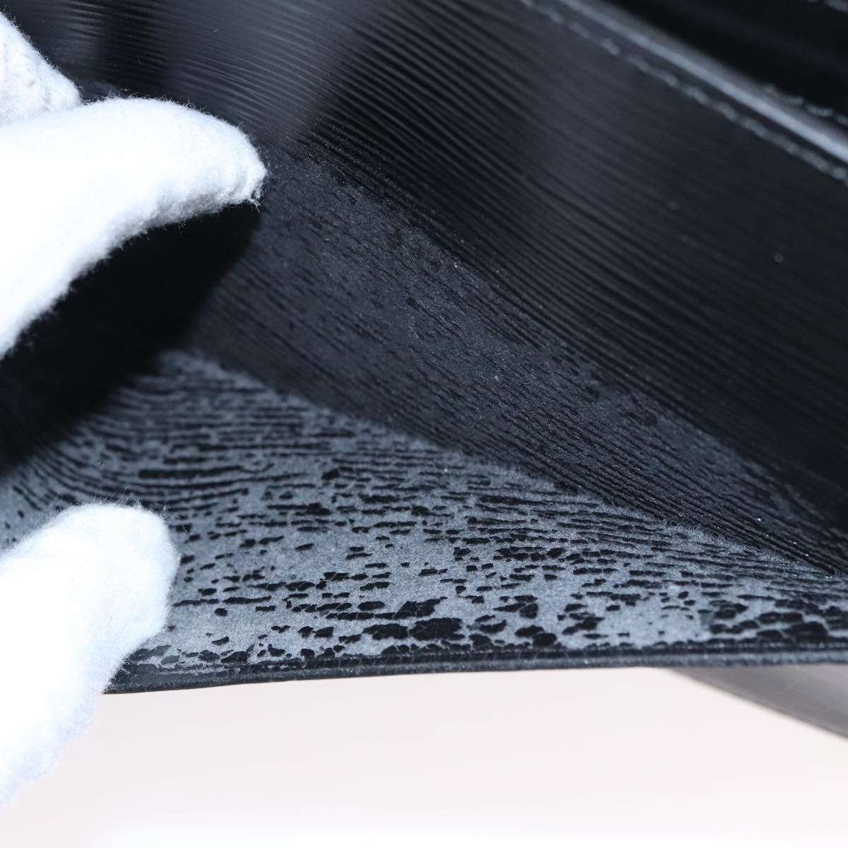 LOUIS VUITTON Epi Pochette Homme Clutch Bag Black Noir M52522 LV Auth 111337