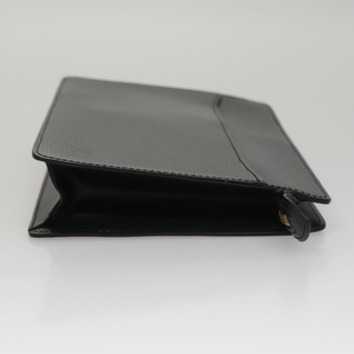 LOUIS VUITTON Epi Pochette Homme Clutch Bag Black Noir M52522 LV Auth 111337