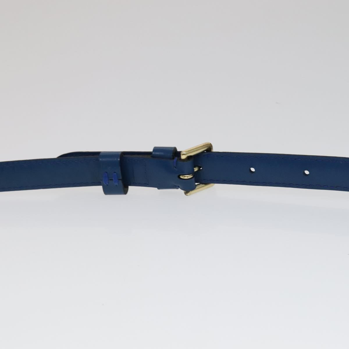 LOUIS VUITTON Epi Capuchin Shoulder Bag Blue M52345 LV Auth 111338