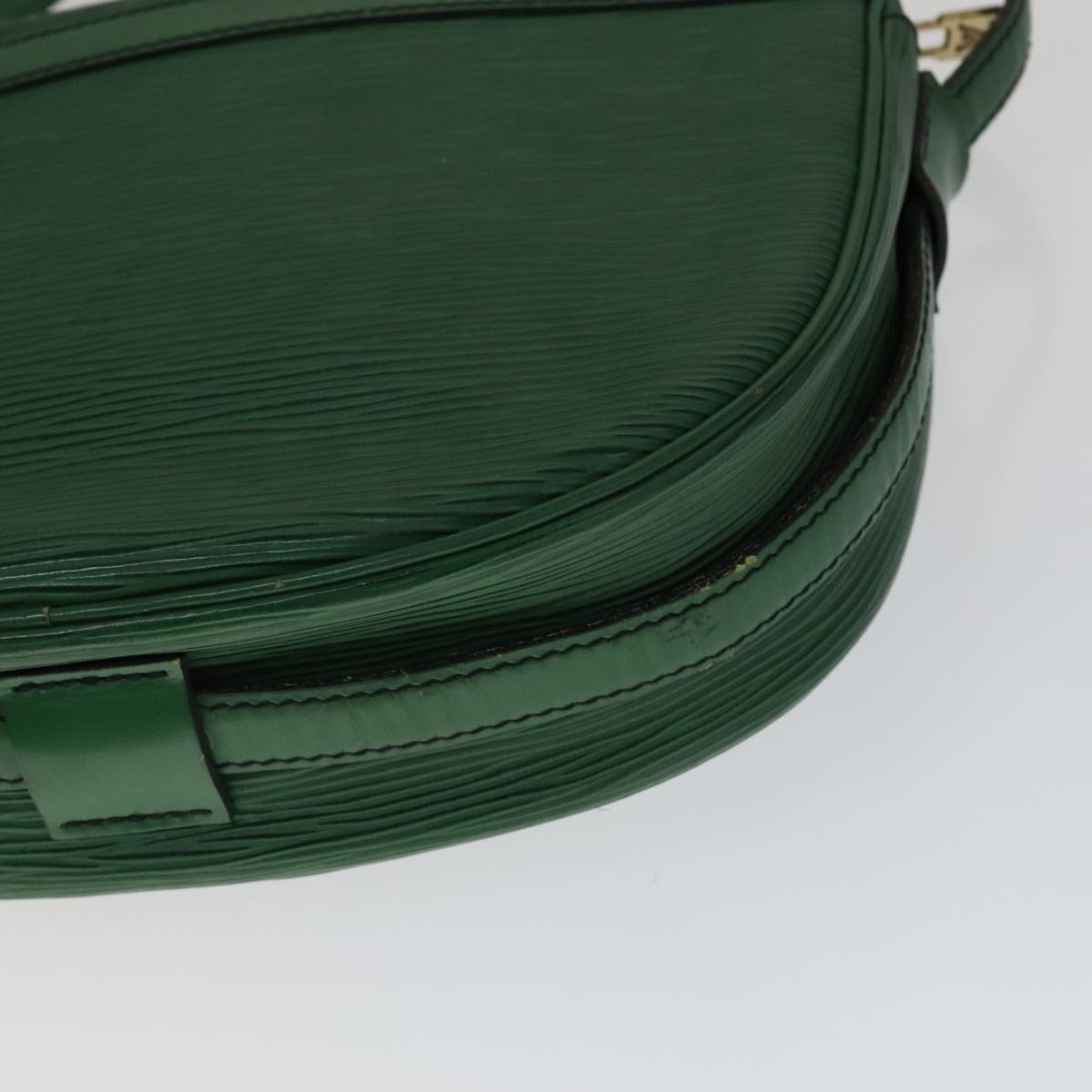 LOUIS VUITTON Epi Jeune Fille MM Shoulder Bag Green M52154 LV Auth 111341