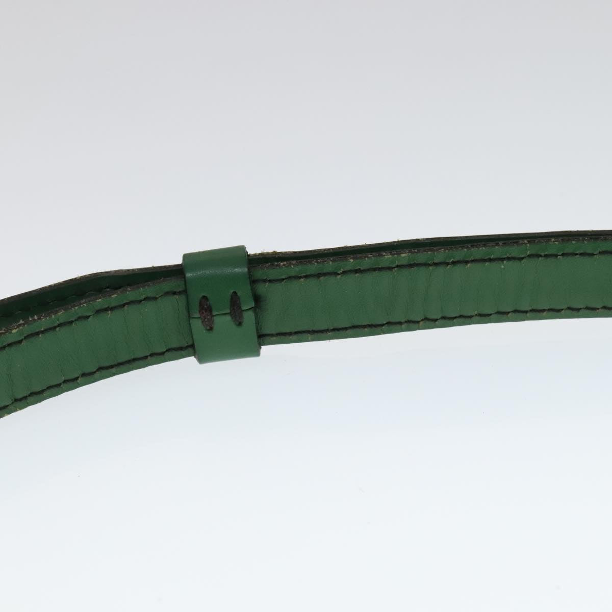 LOUIS VUITTON Epi Jeune Fille MM Shoulder Bag Green M52154 LV Auth 111341