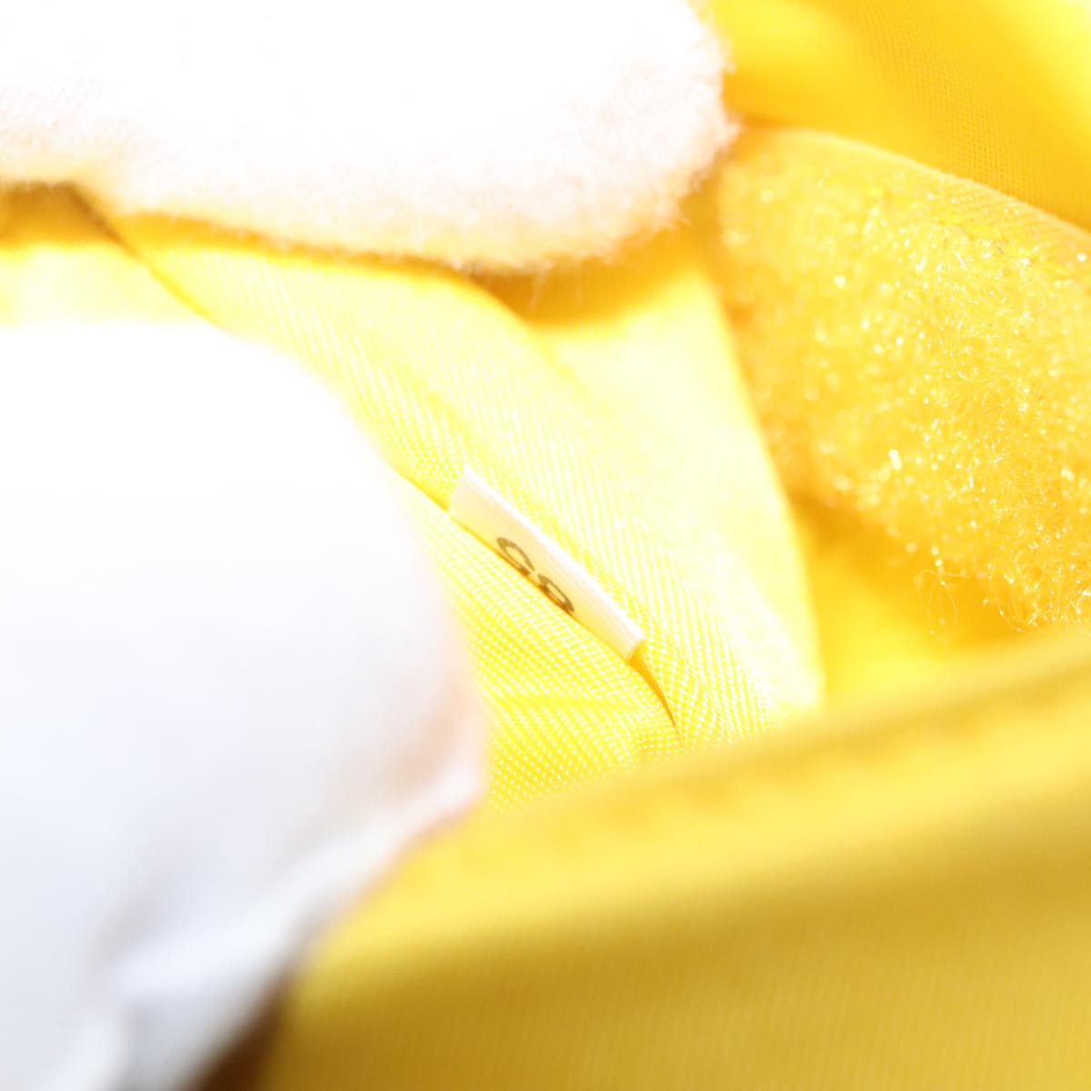 PRADA Shoulder Bag Nylon Yellow Auth 111355