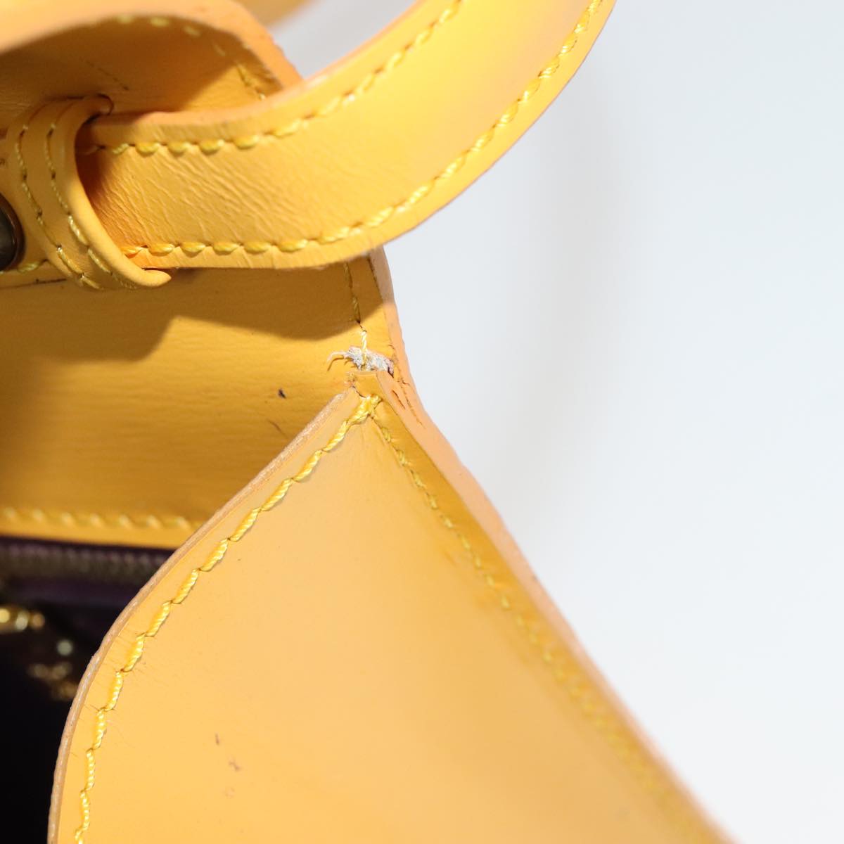 LOUIS VUITTON Epi Arsch Shoulder Bag Yellow M52579 LV Auth 111372
