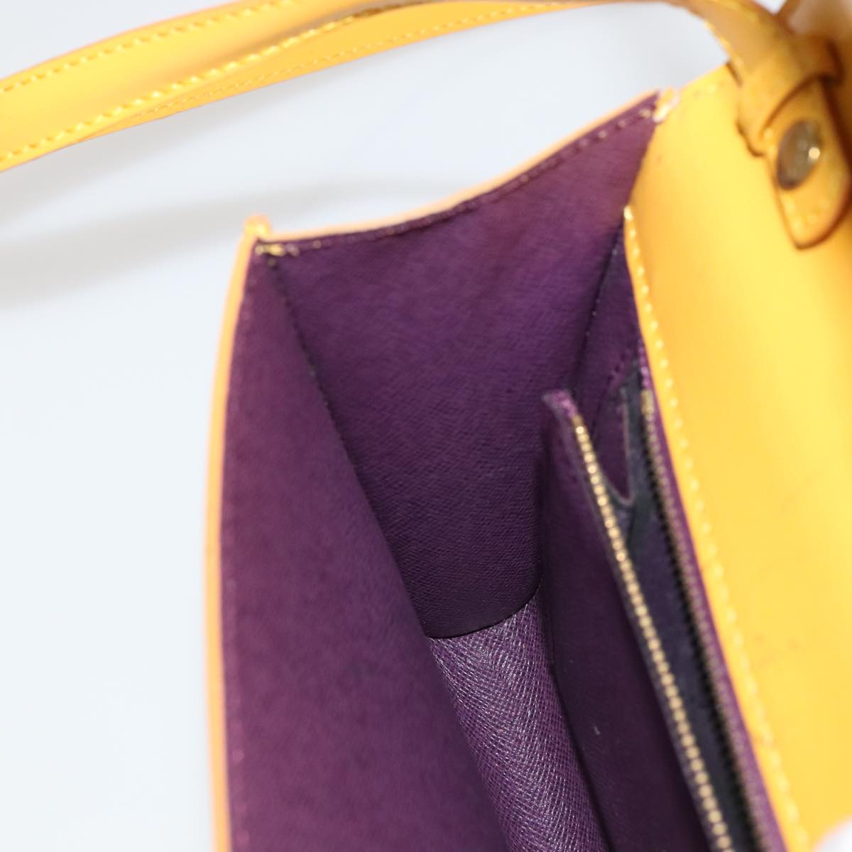 LOUIS VUITTON Epi Arsch Shoulder Bag Yellow M52579 LV Auth 111372