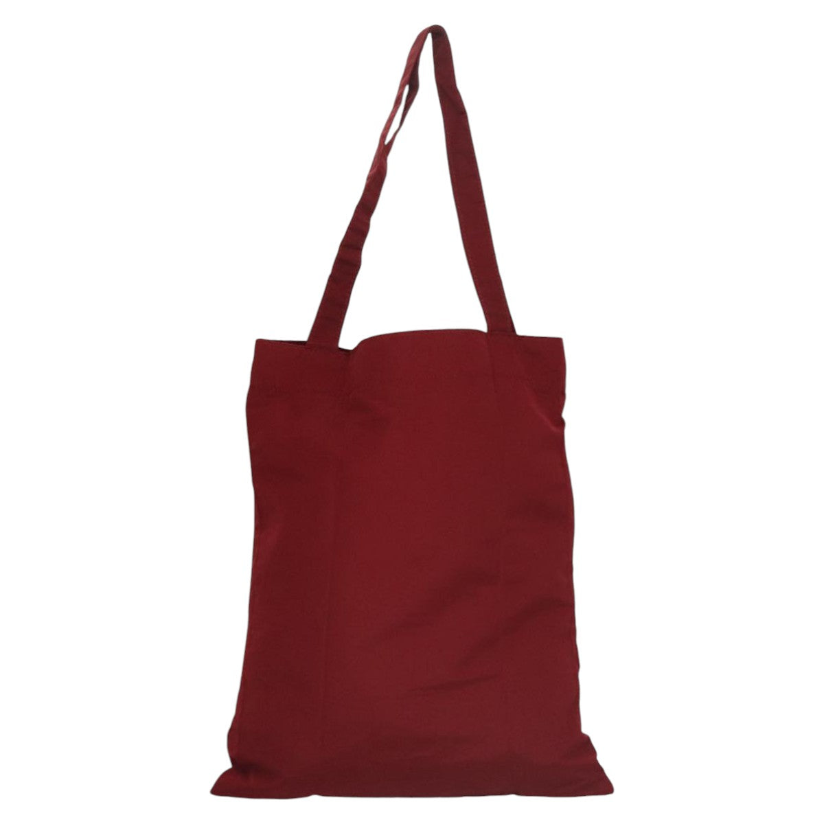 Miu Miu Folding Type Tote Bag Nylon Red Auth 111415V