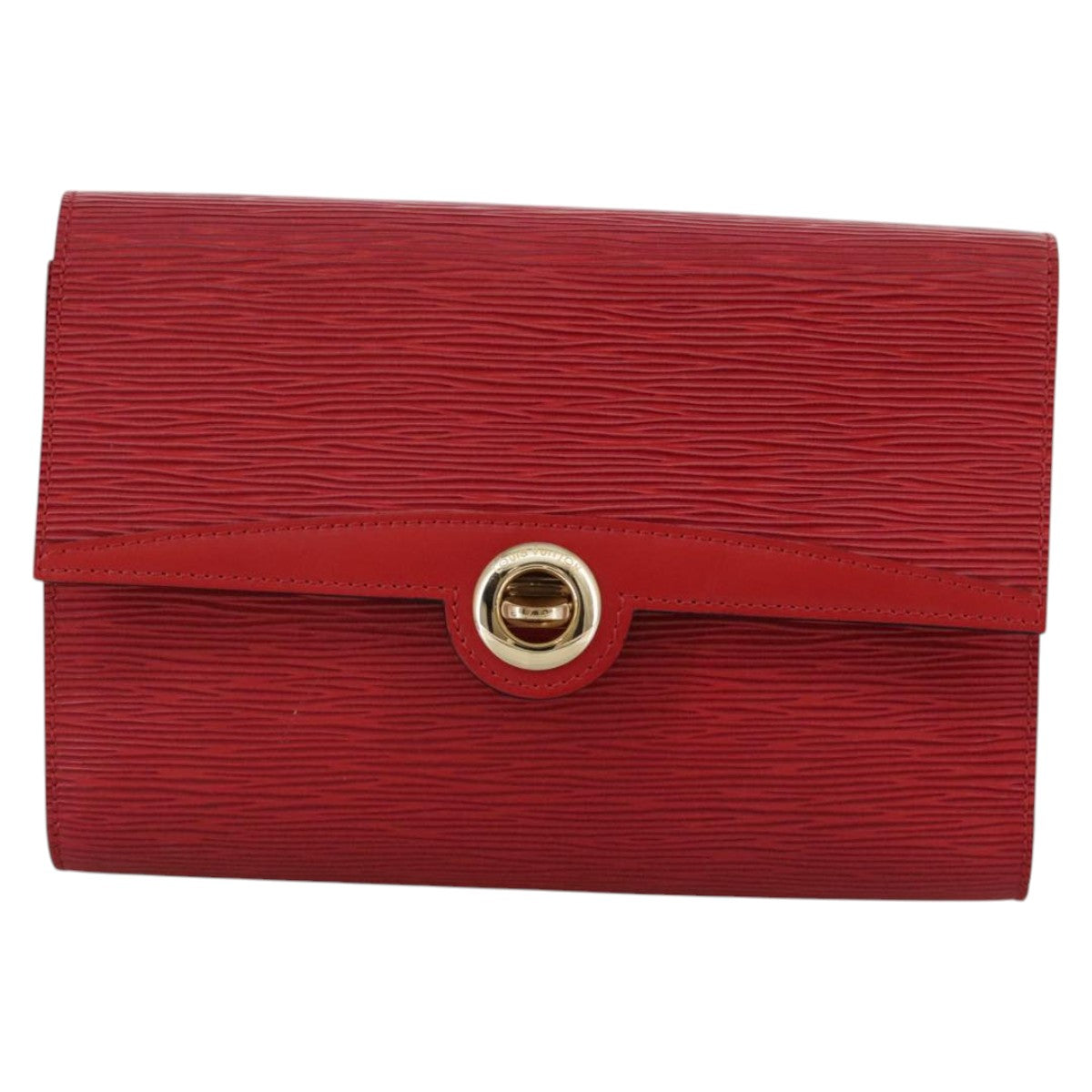 LOUIS VUITTON Epi Pochette Arche Shoulder Bag Red M52577 LV Auth 111418