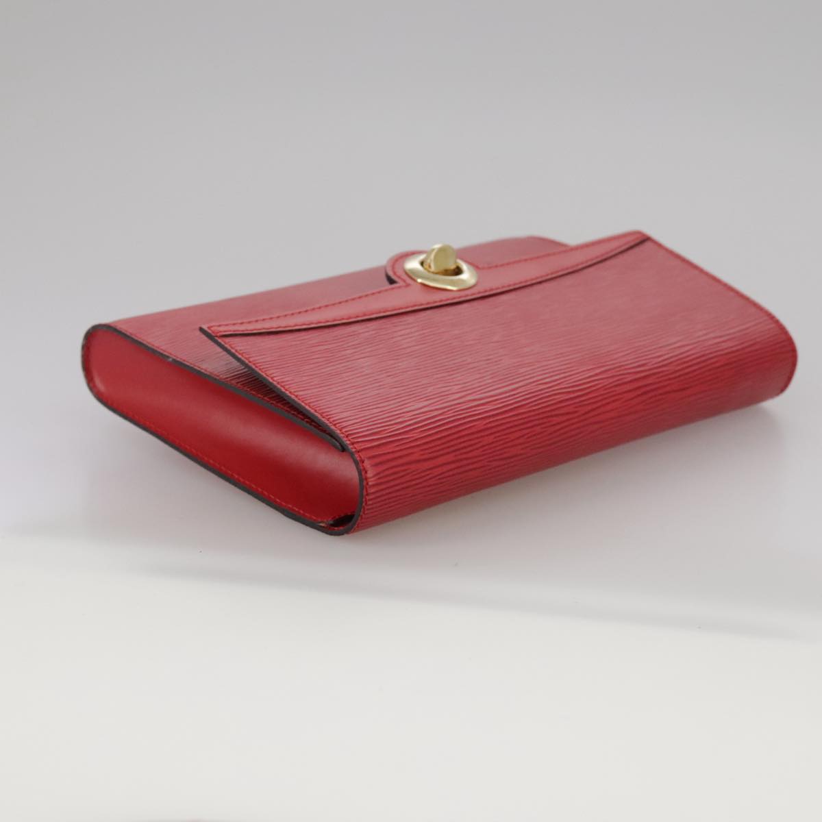 LOUIS VUITTON Epi Pochette Arche Shoulder Bag Red M52577 LV Auth 111418