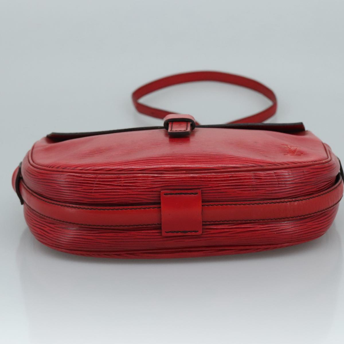 LOUIS VUITTON Epi Jeune Fille MM Shoulder Bag Red M52157 LV Auth 111421