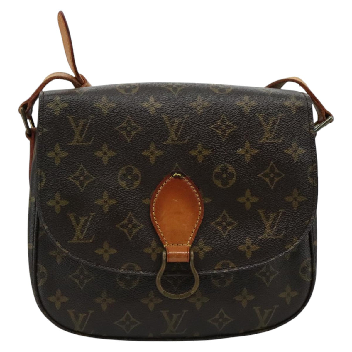 LOUIS VUITTON Monogram Saint Cloud GM Shoulder Bag M51242 LV Auth 111427